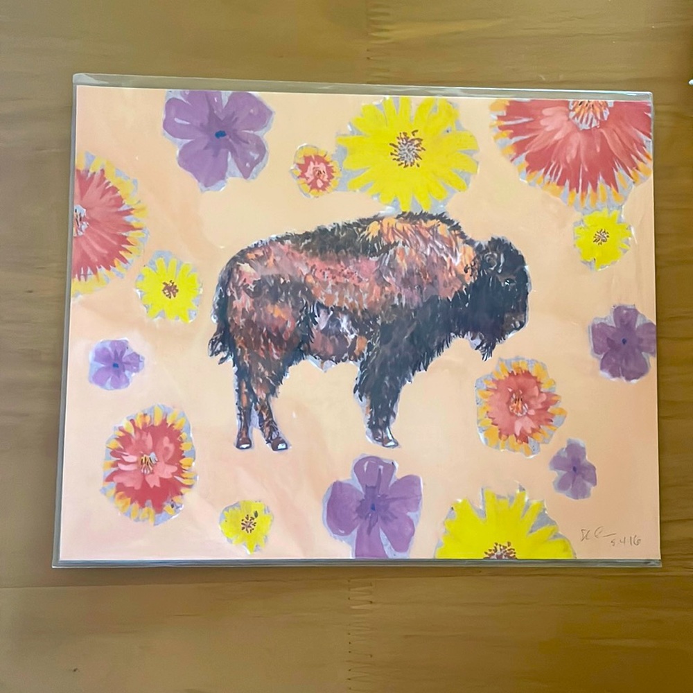 Buffalo print! 8 x 10
